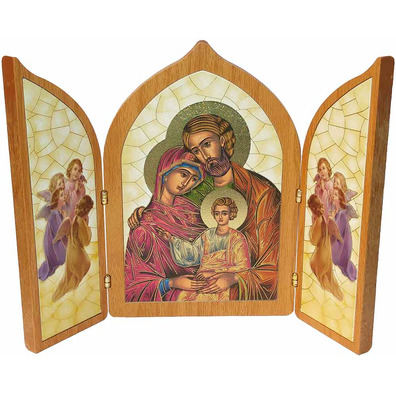 Religious triptychs | Holy Family Byzantine style
