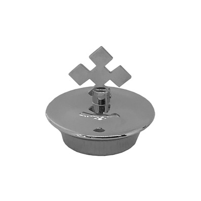 Cap with Cross | Replacement for cruets silver plated color plated