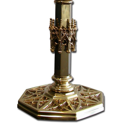 Bronze monstrance with three chapels