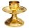 Simple finish bronze table candlestick