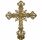 Cross in bronze with INRI and liturgical elements