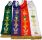 Stolon with liturgical embroidery and golden fringe
