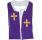 Reversible stole with embroidered Cross