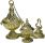 Set of censer, incense boat and spoons made of bronze