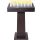 Electronic metal votive candlestand | 128 white LED candles