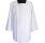 White priest roquette with pleats