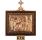Way of the Cross in bronze with wooden frame