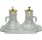 Low-cost Catholic Church glass cruets