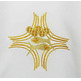 White polyester alb with embroidery