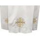 Priest alb with Jerusalem Cross embroidery