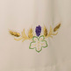 Catholic alb with sheaf and grape embroidery