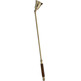 Candle snuffer with wooden handle and mobile bell