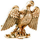 Stand lectern decorated with eagle