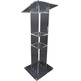 Standing methacrylate lectern