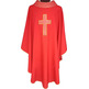 Chasuble four colors | Red Latin Cross embroidery