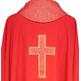 Chasuble four colors | Red Latin Cross embroidery