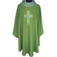 Chasuble four colors | Green Latin Cross embroidery