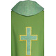 Chasuble four colors | Green Latin Cross embroidery