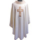 Chasuble four colors | Beige Latin Cross embroidery
