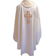 Chasuble four colors | Beige Latin Cross embroidery