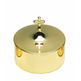 Smooth shaped box with 24-carat gold plating
