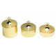 Shape box with gold bath and 6.5 cm high