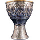 Chalice of the Last Supper in bronze with silver bath