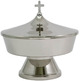 Ciborium two species of silver-plated metal