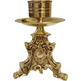 Catholic Church Brass Candle Holders with 5 cm. Paraffin Candle