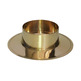 Brass candle holder for table | 5 cm candle. (Ø)