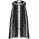 Black cape with embroidered JHS