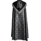 Black cape with embroidered JHS