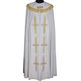 Pluvial cap of polyester in the four liturgical colors white
