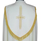 Pluvial cap of polyester in the four liturgical colors white