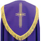 Pluvial layer of polyester in the four liturgical colors purple