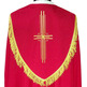 Pluvial layer of polyester in the four liturgical colors red