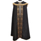 Catholic cope with embroidery hood black