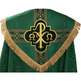 Catholic cope with embroidery hood green