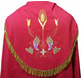 Pluvial cape with red satin lining