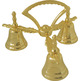 Hand chime with three bells