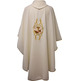 Beige Franciscan embroidered chasuble