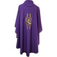 Purple Franciscan embroidered chasuble