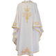 Polyester chasuble with embroidered Crosses white