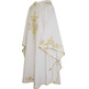 Polyester chasuble with embroidered Crosses white