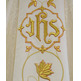 Damask chasuble with Saint Anthony embroidery