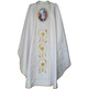 Damask chasuble with printed Holy Family