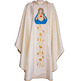 Chasuble with embroidered Sacred Heart of Mary