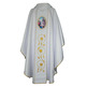 Damask chasuble with printed Holy Family