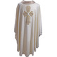 Wool chasuble with beige silk cross