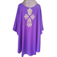 Wool chasuble with purple silk cross